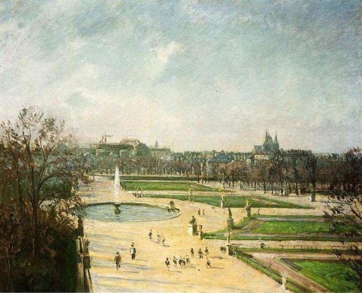 Tuileries Gardens, Afternoon, Sun